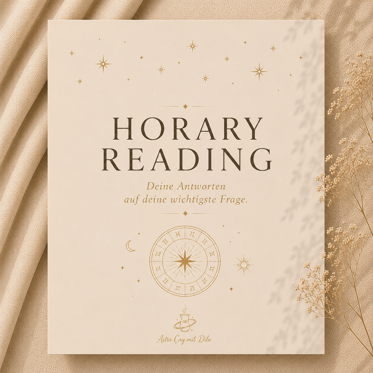 ✨ Horary-Stunden Reading, deine wichtigste Frage astrologisch betrachtet