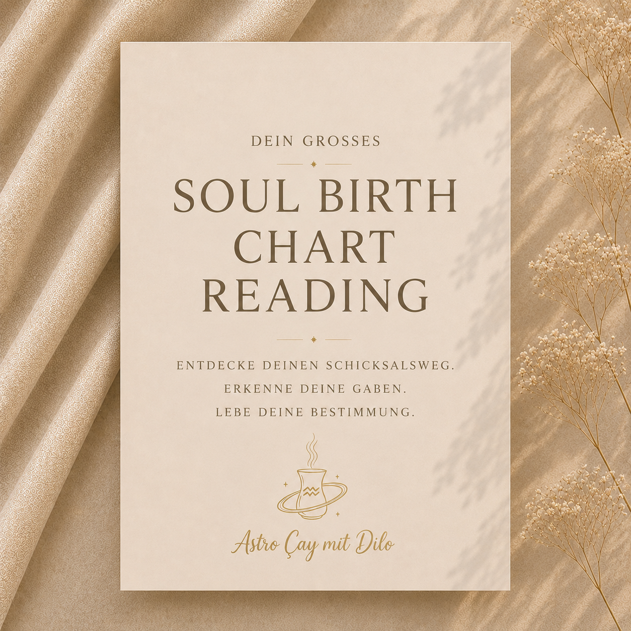 Dein großes Soul Birth Chart Reading – Dein astrologischer Schicksalsvertrag