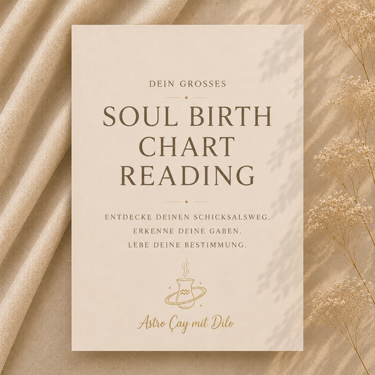 Dein großes Soul Birth Chart Reading – Dein astrologischer Schicksalsvertrag